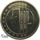 1 Euro Münze Niederlande 2001 vergoldet