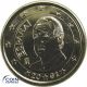 1 Euro Münze Spanien 2001 vergoldet