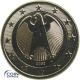 1 Euro Münze Deutschland 2002 G vergoldet