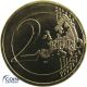 2 Euro Farbmüze Gorch Fock vergoldet