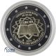 2 Euro Gedenkmünze Niederlande 2007 PP Römische Verträge