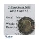 2 Euro Münze Spanien 2018