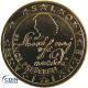 2 Euro Münze Slowenien 2007 vergoldet