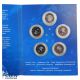 5x 5 Euro Deutschland 2016 Blauer Planet Erde ADFGJ im Folder