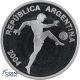 5 Pesos Gedenkmünze Argentinien 2004 - Fußball Weltmeisterschaft