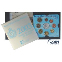 Euro Kursmünzensatz San Marino 2003 BU
