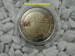 2 Euro Gedenkmünze Slowenien 2011 Franc Rozman Stane 2 Euro Gedenkmünze Slowenien 2011 Franc Rozman Stane