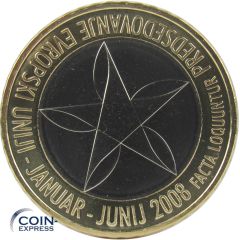3 Euro Gedenkmünze Slowenien 2008 - EU Ratspräsidentschaft