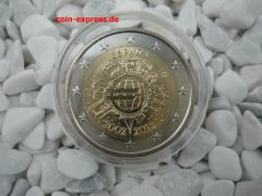 2 Euro Gedenkmünze Spanien 2012 - 10 Jahre Euro Bargeld
