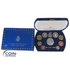 Euro Kursmünzensatz Vatikan 2002 PP