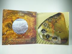 Litai Kursmünzensatz Litauen 2000 PP - Bernsteinsatz Litai Kursmünzensatz Litauen 2000 PP - Bernsteinsatz