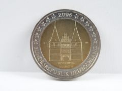 2 Euro Gedenkmünze Deutschland 2006 - Holstentor - D München 2 Euro Gedenkmünze Deutschland 2006 - Holstentor - D München