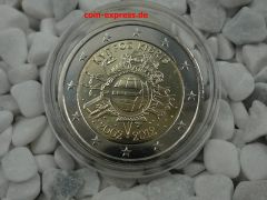 2 Euro Gedenkmünze Zypern 2012 - 10 Jahre Euro Bargeld 2 Euro Gedenkmünze Zypern 2012 - 10 Jahre Euro Bargeld