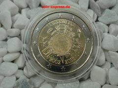 2 Euro Gedenkmünze Luxemburg 2012 - 10 Jahre Euro Bargeld