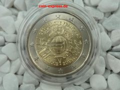 2 Euro Gedenkmünze Frankreich 2012 - 10 Jahre Euro Bargeld 2 Euro Gedenkmünze Frankreich 2012 - 10 Jahre Euro Bargeld