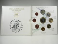 Euro Kursmünzensatz Slowenien 2008 BU Euro Kursmünzensatz Slowenien 2008 BU