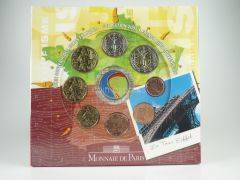 Euro Kursmünzensatz Frankreich 2005 - Souvenir Set La Tour Eiffel