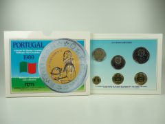 Escudo Kursmünzensatz Portugal 1989 BU