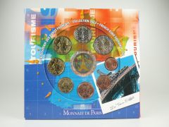 Euro Kursmünzensatz Frankreich 2003 - Tourismus - La Tour Eiffel