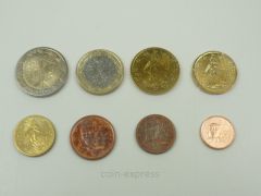 Euro Kursmünzensatz Frankreich 2001