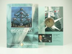2 Euro Gedenkmünze Belgien 2006 Atomium Brüssel in Coincard 2 Euro Gedenkmünze Belgien 2006 Atomium Brüssel in Coincard