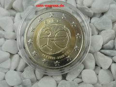 2 Euro Gedenkmünze Irland 2009 Europäische Währungsunion