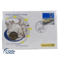 2 Euro Deutschland 2007 Römische Verträge G Numisbrief 2 Euro Deutschland 2007 Römische Verträge G Numisbrief
