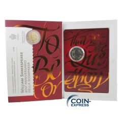 2 Euro Gedenkmünze San Marino 2016 William Shakespeare