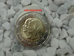 2 Euro Gedenkmünze Monaco 2011 Hochzeit von Albert II. mit Charlene Wittstock