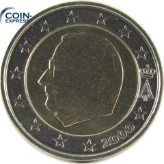 2 Euro Münze Belgien 2000 2 Euro Münze Belgien 2000