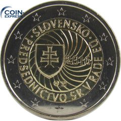 2 Euro Gedenkmünze Slowakei 2016 - EU-Präsidentschaft