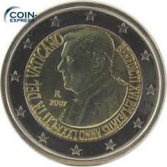 2 Euro Gedenkmünze Vatikan 2007 - Geburtstag Benedikt XVI.