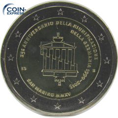2 Euro Gedenkmünze San Marino 2015 - Deutsche Wiedervereinigung