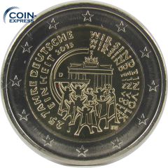 2 Euro Gedenkmünze Deutschland 2015 - 25 Jahre Deutsche Einheit - J Hamburg