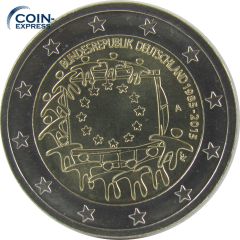 2 Euro Gedenkmünze Deutschland 2015 - 30 Jahre Europaflagge - A Berlin