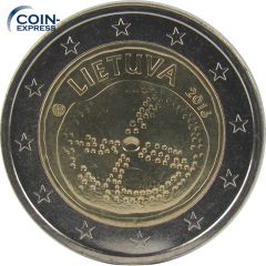 2 Euro Gedenkmünze Litauen 2016 - Baltische Kultur