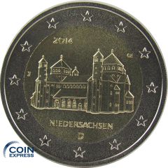 2 Euro Gedenkmünze Deutschland 2014 - Michaeliskirche - J