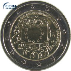 2 Euro Gedenkmünze Belgien 2015 - 30 Jahre Europaflagge