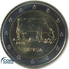 2 Euro Gedenkmünze Lettland 2016 - Milchwirtschaft
