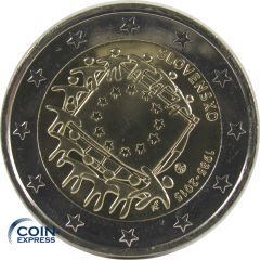 2 Euro Gedenkmünze Slowakei 2015 - 30 Jahre Europaflagge 2 Euro Gedenkmünze Slowakei 2015 - 30 Jahre Europaflagge