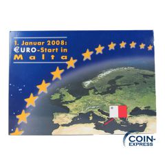 Euro Kursmünzensatz Malta 2008 mit alter Währung Euro Kursmünzensatz Malta 2008 mit alter Währung