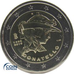 2 Euro Gedenkmünze Italien 2016 - Donatello