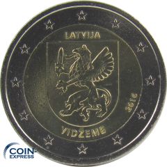 2 Euro Gedenkmünze Lettland 2016 - Region Vidzeme 2 Euro Gedenkmünze Lettland 2016 - Region Vidzeme