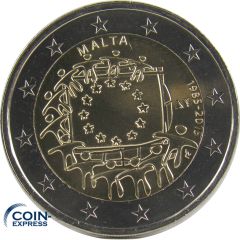 2 Euro Gedenkmünze Malta 2015 - 30 Jahre Europaflagge 2 Euro Gedenkmünze Malta 2015 - 30 Jahre Europaflagge
