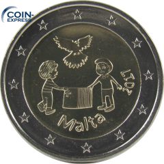2 Euro Gedenkmünze Malta 2017 - Frieden