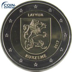 2 Euro Gedenkmünze Lettland 2017 - Region Kurzeme