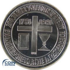 500 Schilling Gedenkmünze Österreich 1981 PP - 200 Jahre Toleranzpatent