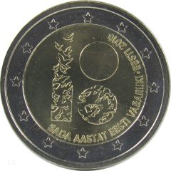 2 Euro Gedenkmünze Estland 2018 - 100 Jahre Republik