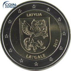 2 Euro Gedenkmünze Lettland 2017 - Region Latgale