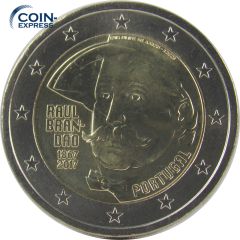 2 Euro Gedenkmünze Portugal 2017 - Raul Brandao